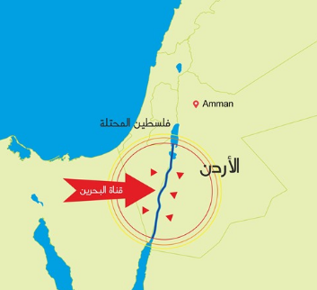 الأردن يتخلى عن مشروع قناة البحرين مع دولة الإحتلال